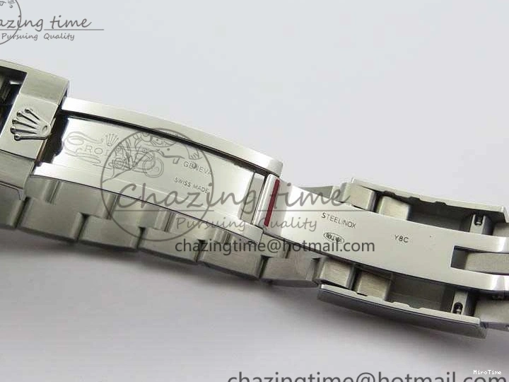 MiroTime 1218 Breathable YachtMaster II 116689 SS JF 1:1 Best Edition White Dial Blue On SS Bracelet A 3578